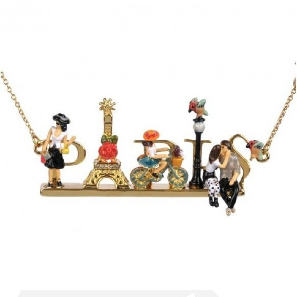 Les Nereides Paris Mon Amour Charm Necklace